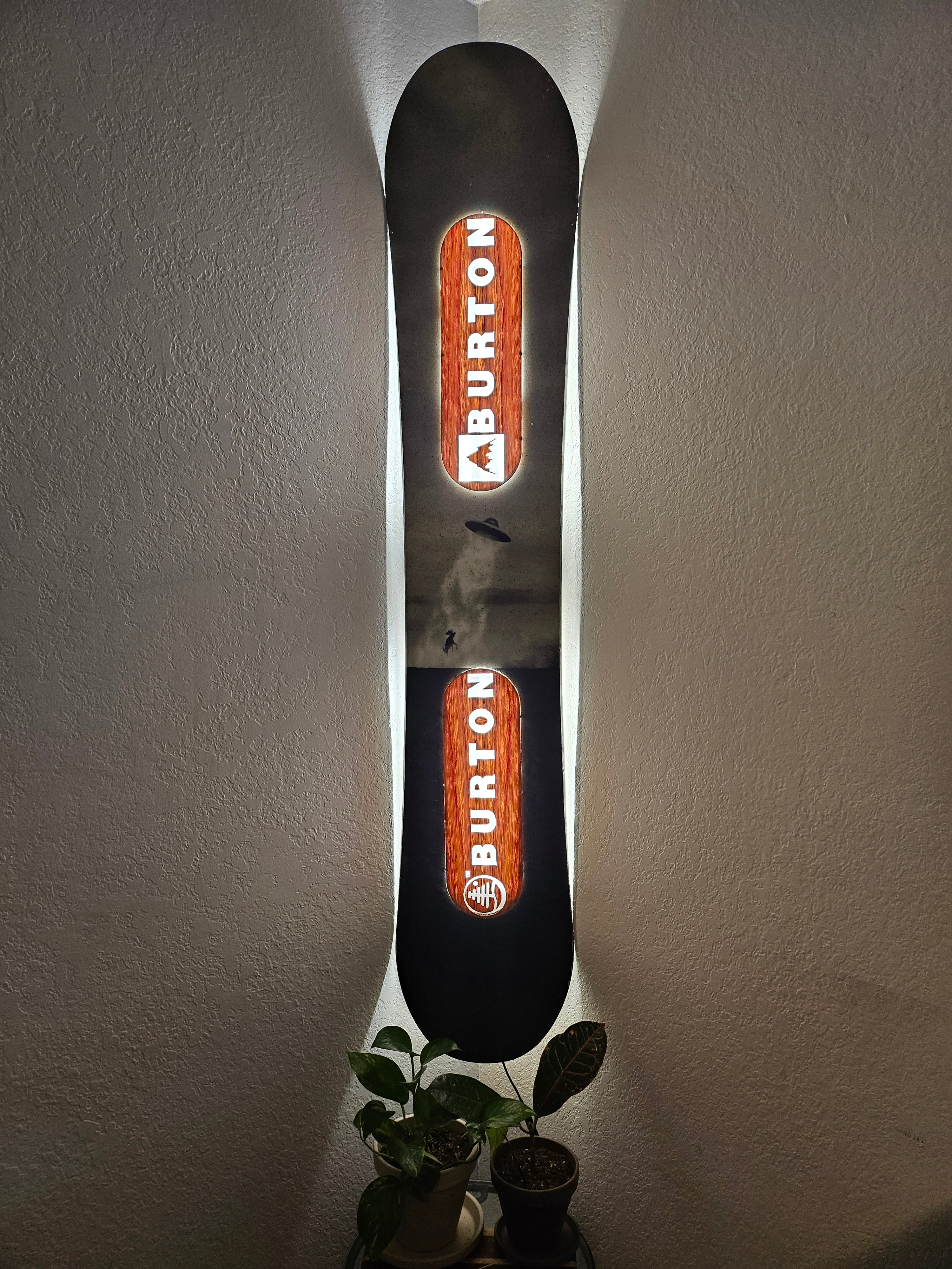 Burton Snowboard Wall Sconce